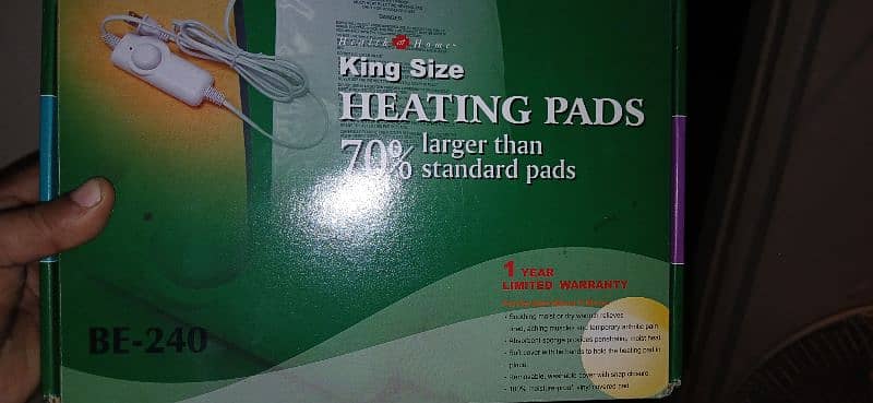 heating pads 14