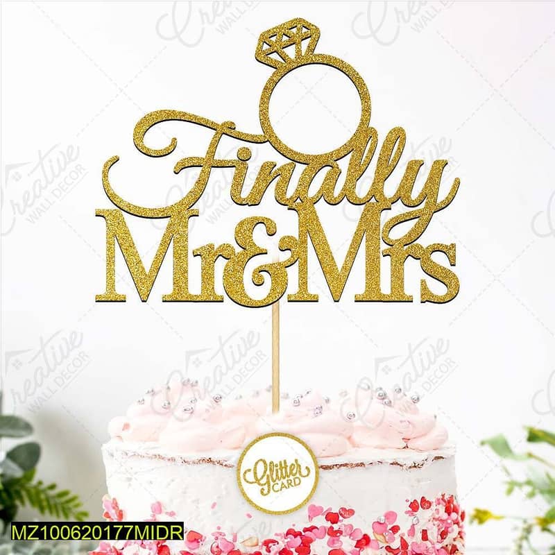 Shadi Mubarak Items Cake Topper 4