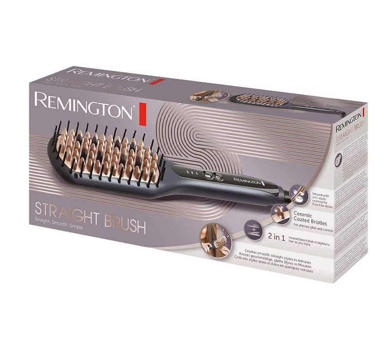 Remington hair straightening brush 1