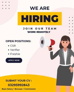 Online Job - Remotely or Office Both Available Females Only