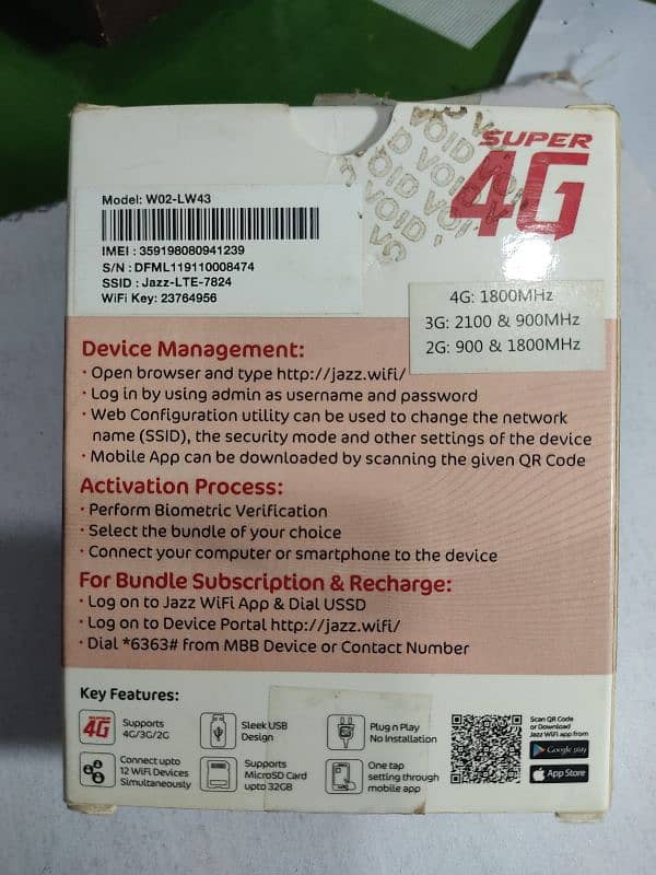 WIFi DEVICE 4G 1