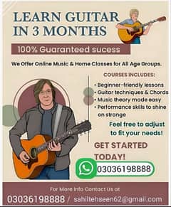 Learn guitar in 3 months