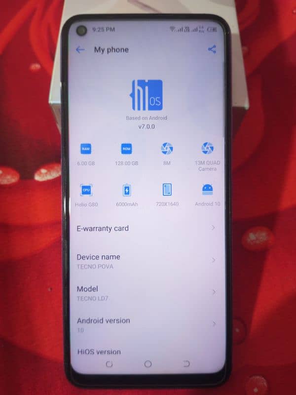 Tecno Pova 6-128 With Box 6