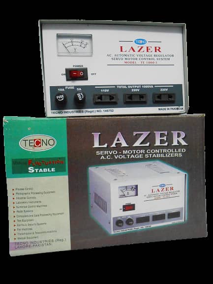 Servo Motor controlled voltage stabilizer copper single / 3phase AVR 19