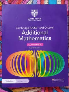 Cambridge University Press, Additional Mathematics Book- Brand new!