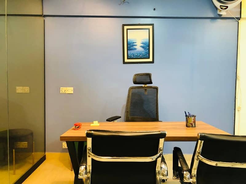 PHASE 6 VIP LAVISH FURNISHED OFFICE FOR RENT WITH LIFT 13