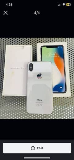 iPhone x with boxWhatsApp number0342=57=93=200