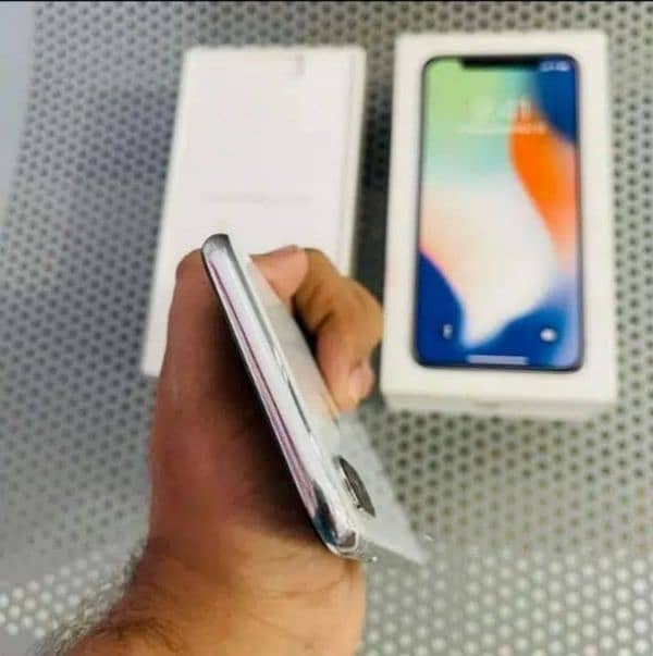 iPhone x with boxWhatsApp number0342=57=93=200 0