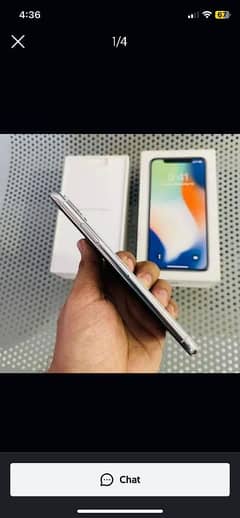 iPhone x with boxWhatsApp number0342=57=93=200