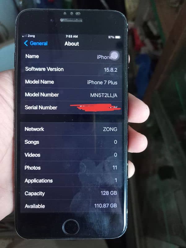 iphone 7 plus 128 PTA appro available in low price 0