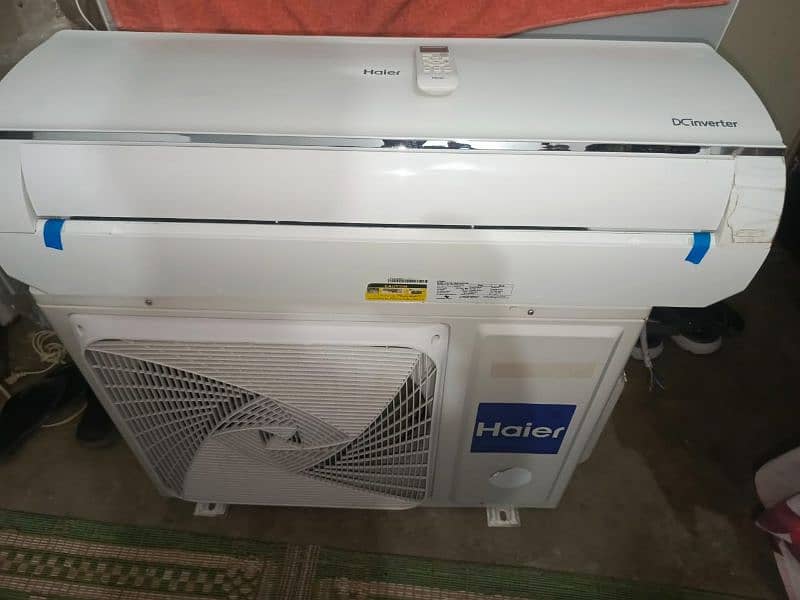 Haier 1.5 ton DC inverter like a new 1