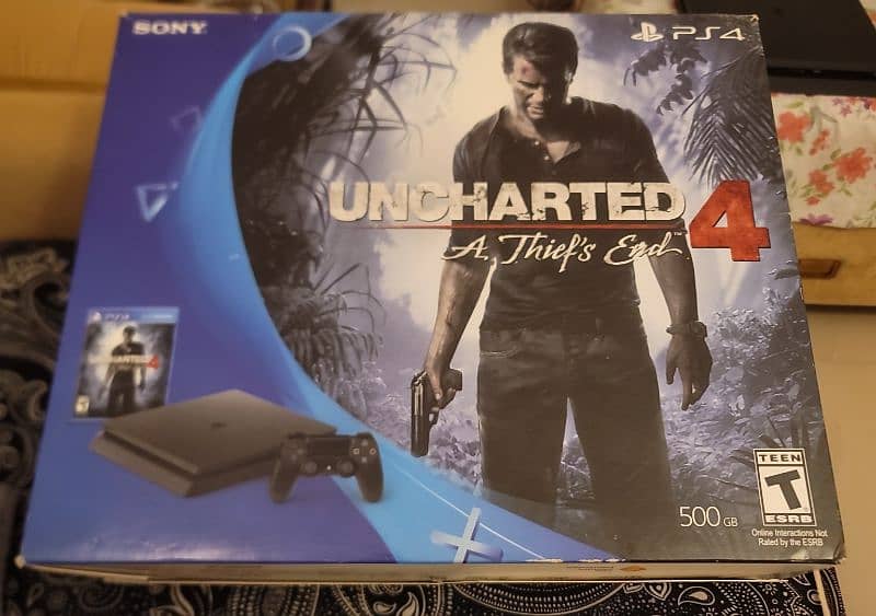 PS4 Slim / Playstation 4 Slim 500 GB With Box & 2 Controllers, 3 Games 8