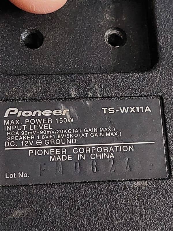 Paineer TS-WX11A Subwoofer 3