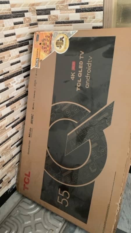 Tcl Q led 55'' Android 4k Complete box neat new condition (Just call) 4