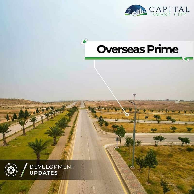 1 Kanal Plot In 10% Down Payment, Overseas West Block 5