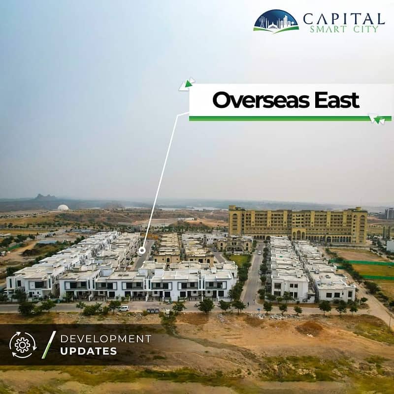 1 Kanal Plot In 10% Down Payment, Overseas West Block 7