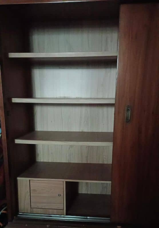 2 Door wooden wardrobe 2