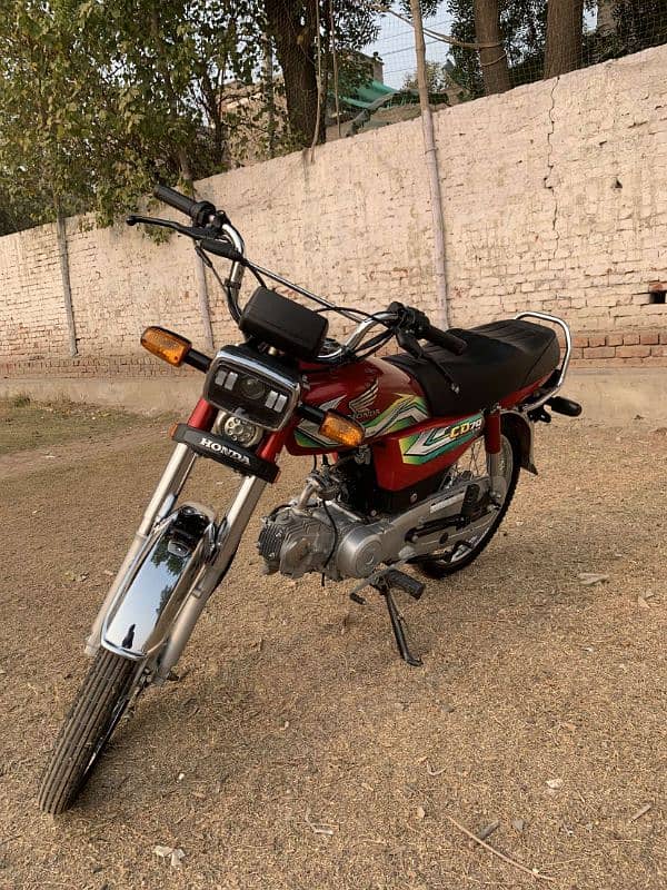 Honda CD 70 2023 For urgent sale 3