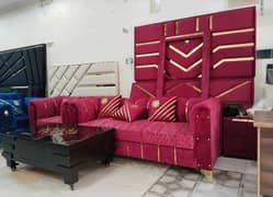 Brand New 3,2,1 Sofa set in velvet texture fabric stuff