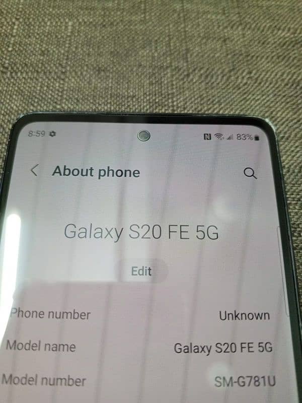 Samsung S20 FE Non PTA. Only Mobile With Case. 1