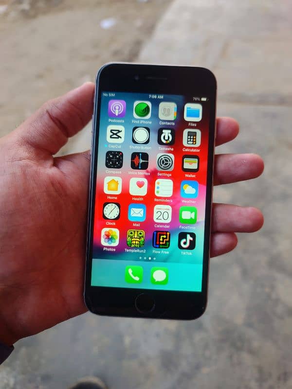 Iphone 6 non pta good condition 16gb btry health 83% no any fault 0