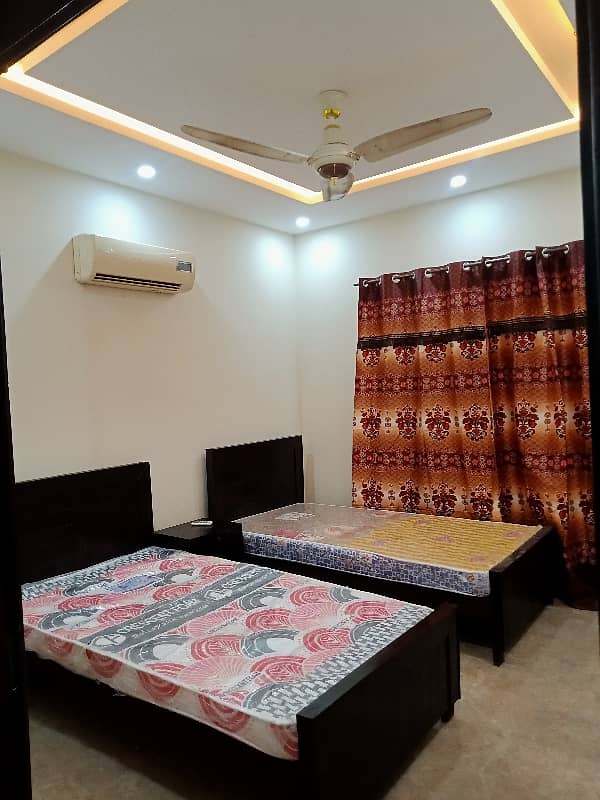 furnish flat for rent in alfalah town near lums dha lhr 0