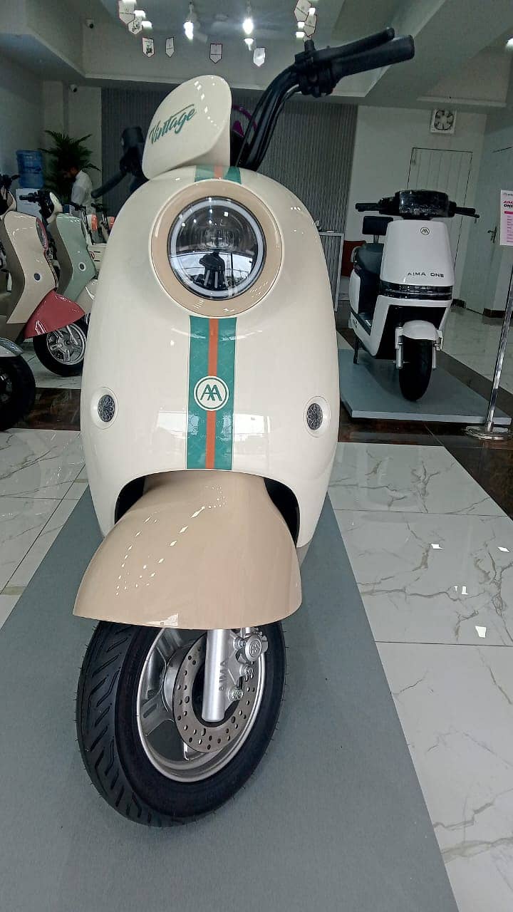 AIMA SPARK Vintage Q601 | Electric Scooty | EV scooty For Sale 6