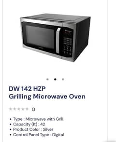 Dawlance Grill Microwave Oven 42 lites