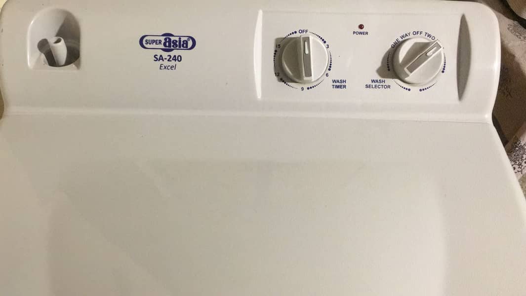 Super Asia 240 washing machine for sale (Shower Wash) 10kg 2