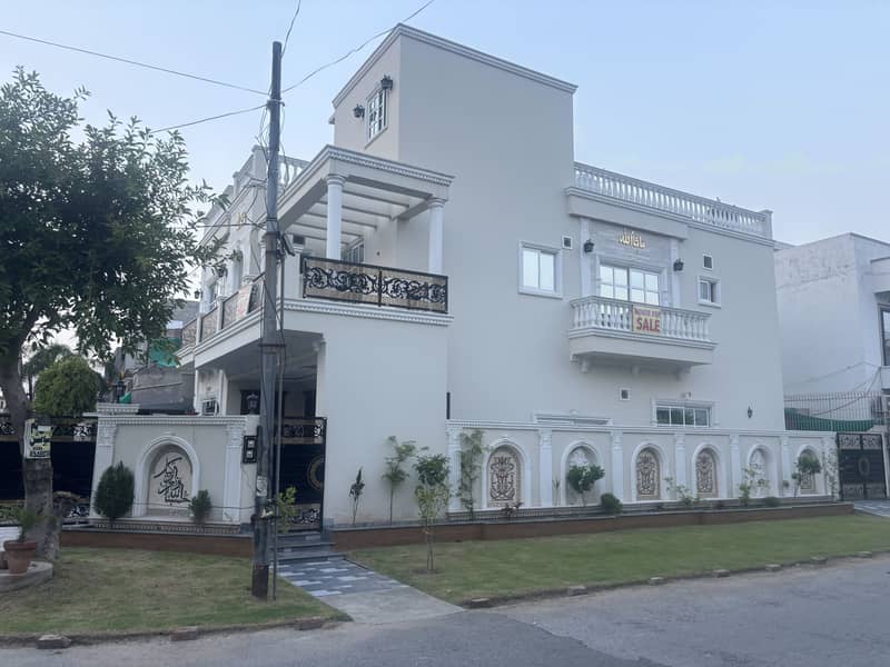 WAPDA TOWN VICTORIAN STYLE BRAND NEW CORNER 10.5 MARLA HOUSE IS AVAILABLE FOR SALE 37