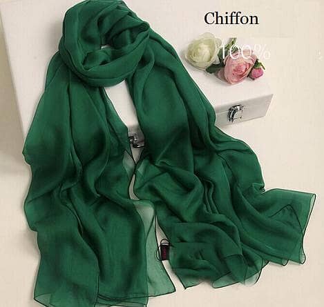 Dubatta / Stoller/ Scarf for Women in Crinckle Chiffon 6