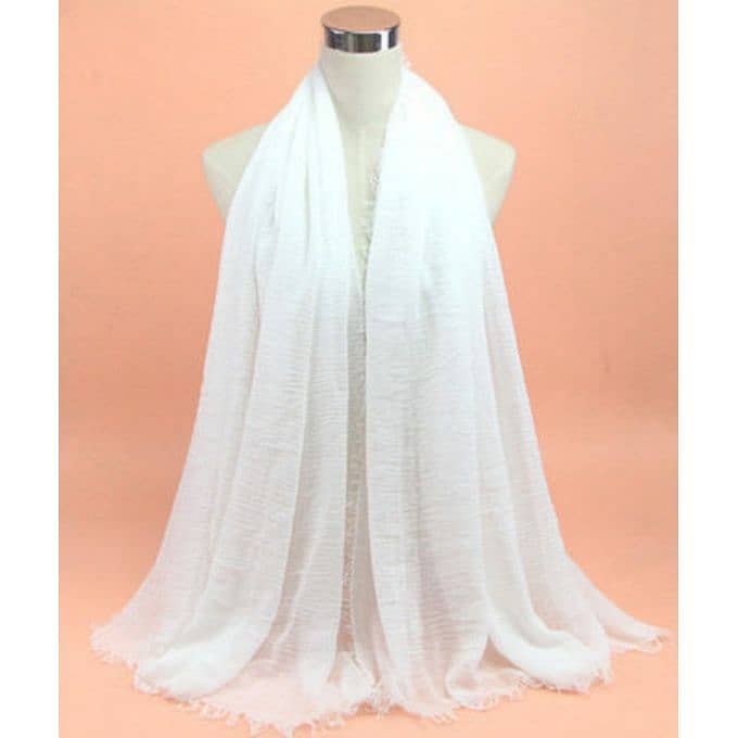 Dubatta / Stoller/ Scarf for Women in Crinckle Chiffon 7