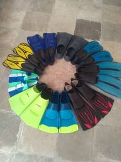 swimming fins sizes available 1 pair (RS 1200)