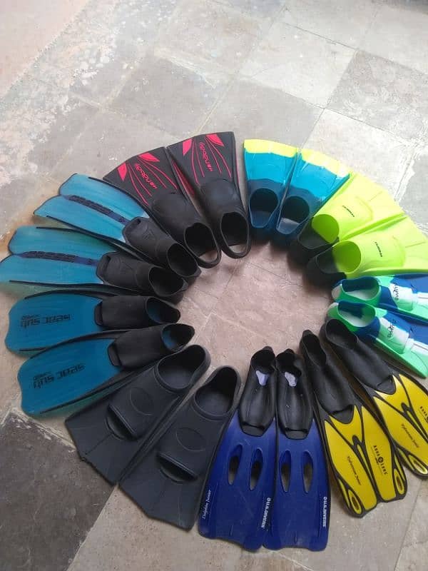 swimming fins sizes available 1 pair (RS 1200) 1