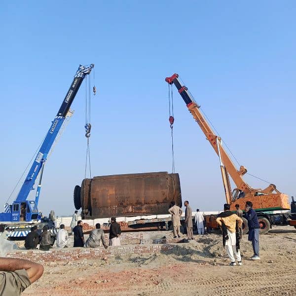 Qamar Awan Goods Transport Company does offer lifter and Cran service 3