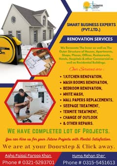 Renovation and Interior Designing Services/Construction