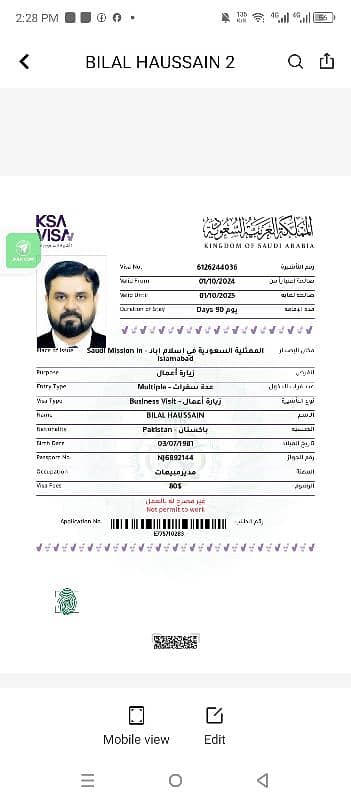 Saudi Arabia 3month freelance visa 0