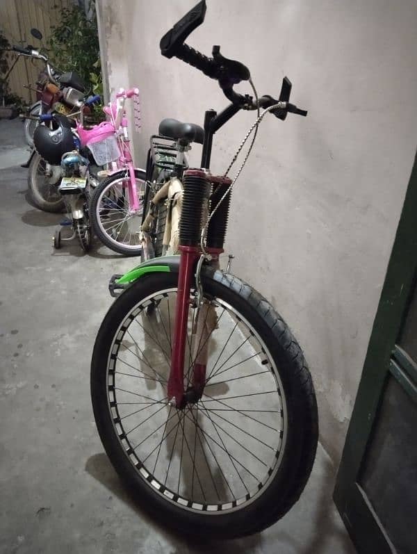 brand new 26 inch bicycle new li hai one week hua bilkul bi use ni hui 7