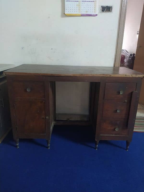 pure wood writing table 0