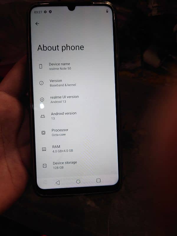 realme note 50 8gb ram rim 128 gb PTA approved 6