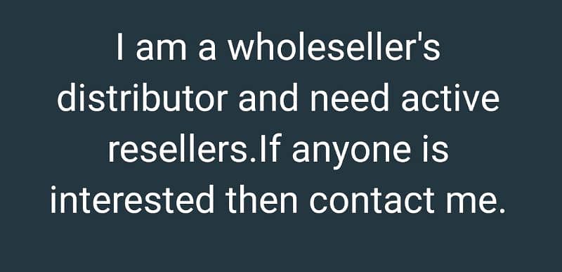 Need active resellers 0