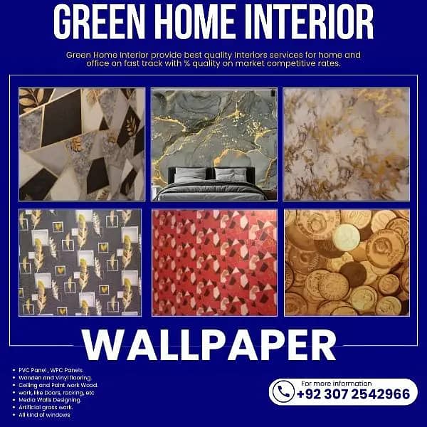 PVC wall panels / WPC Wall Panels / PVC False Ceiling/wall paper 0