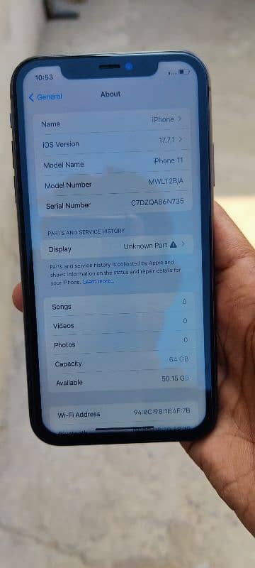 Iphone 11 64 GB Jv Non active 6