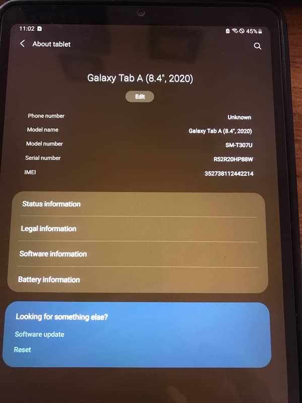 Samsung tab A8 8.4 inch 1