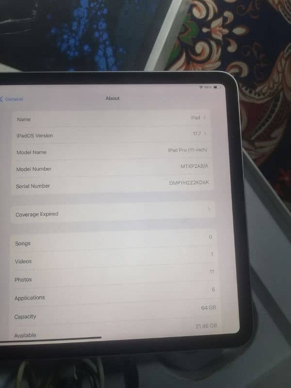 I pad pro 2018 11 inch 64gb 1