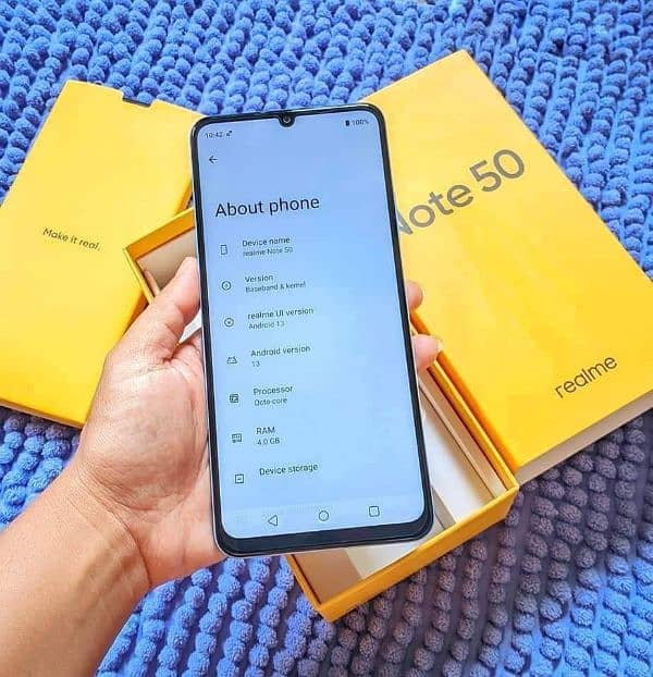 realme Note 50 4GB Ram 64 GB Momery 03193220625 1