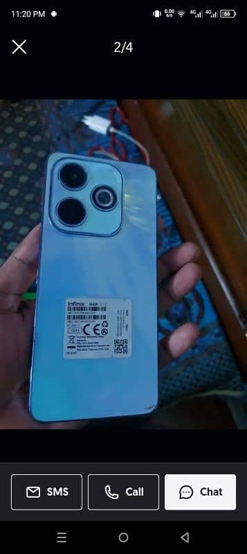 Infinix hot 40i warranty 8 month 0