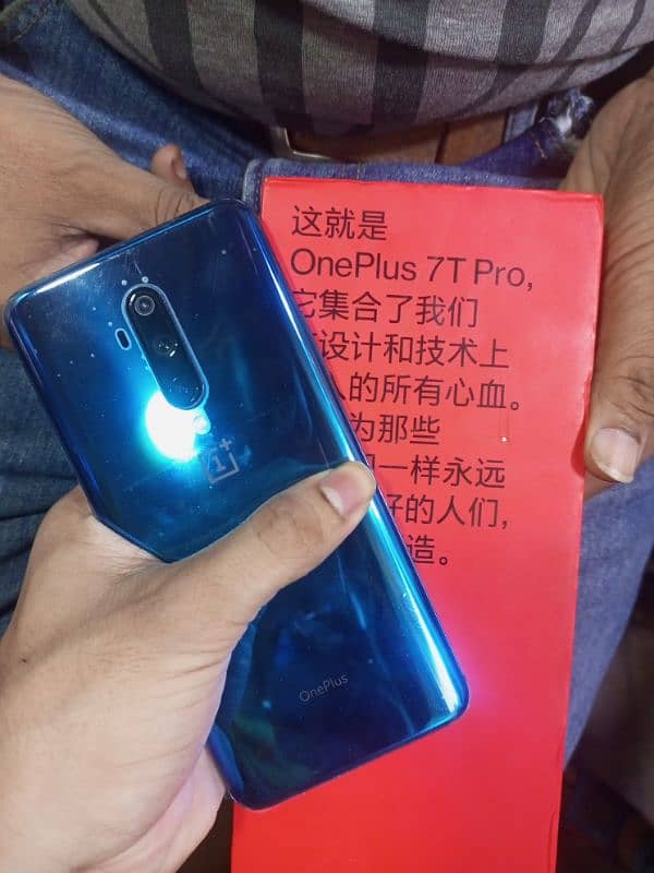 One Plus 7T Pro New conditon 8GB 256GB complet saman Pta aproved ofcil 0