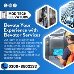 Elevators installation maintenance and servicing - Escalator repairing