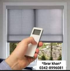 Office Blinds roller zebra with remote control / window wooden blinds